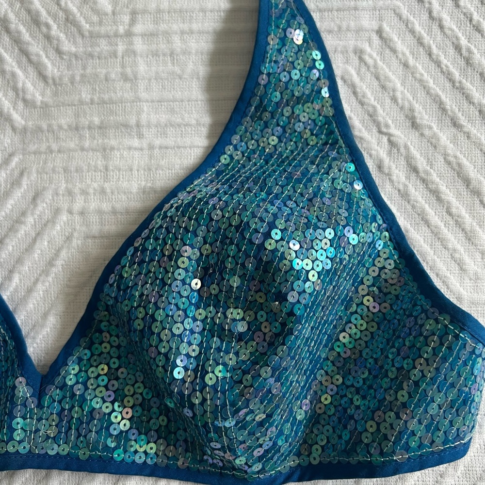 Express - Small - Sequined Triangle Adjustable St… - image 2